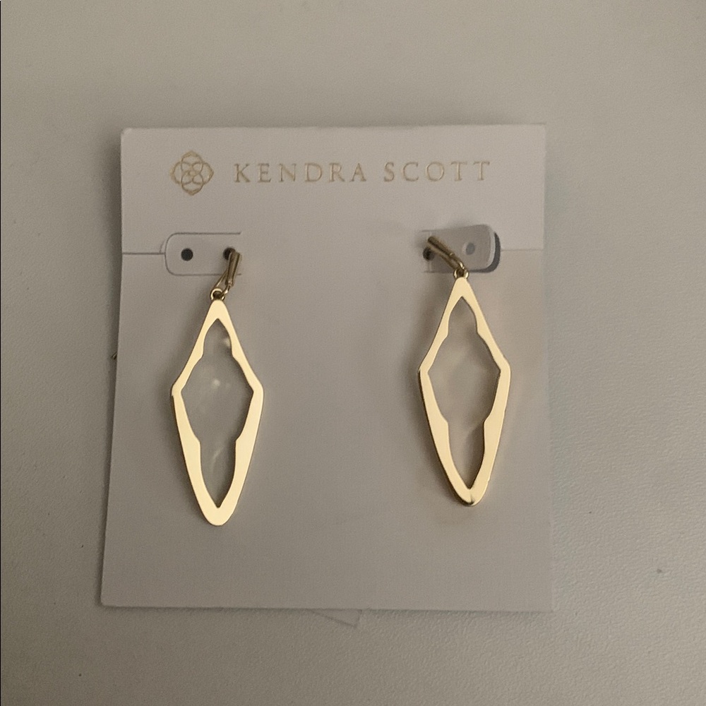 Kendra Scott Gold and Silver Geometric Earrings
